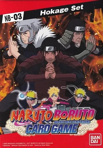 NARUTO BORUTO CARD GAME: HOKAGE DECK SET - EN